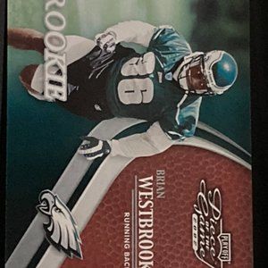 2002 PLAYOFF PEICE OF THE GAME BRIAN WESTBROOK #278/500